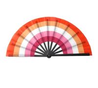 Ymxygz 1pc Rainbow Folding Fans Pride Decorations Pride Fan Gay Lesbian Wedding Pride Decor Lgbt Pride Month Accessories Party Favors