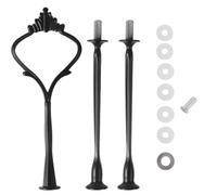 Ymxygz 3 Tier Cake Plate Stand Fittings Tray Metal Cake Stand Rods Handle Tower Dessert Stand Fittings Cake Placed Tools