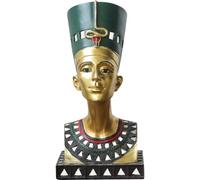 Ymxygz Ancient Egyptian Pharaoh King Statue Resin Cleopatra Sculpture Craft Egyptian Sphinx Sculpture Ornaments for Home Office Decor