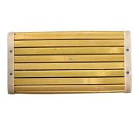 Ymxygz Bamboo Sauna Headrest Pillow, Handmade Wood Steaming Pillow Travel Body Bath Mat Bamboo Neck Cushion Sauna Accessory