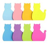 Ymxygz Cat Notes, 240 Sheets Portable Cute Colorful Paper Self-stick Notepad for Office School Notebook Stationery Supplies
