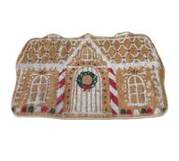 Ymxygz Christmas Welcome Mat Outdoor Gingerbread House Doormat & Porch Decor Christmas Carpet Photo Prop Decoration