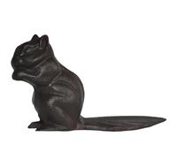 Ymxygz Door Stopper, Cast Iron Squirrel Doorstop Decorative Gate Wedge Door Holder Heavy Duty Door Stopper for Home Office Bedroom
