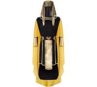 Ymxygz Egyptian Pharaoh Costume Set Queen Cleopatra Costume with Accessories Cleopatra Royal Fancy Dress Cosplay Party Outfits