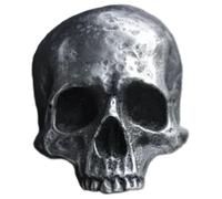 Ymxygz Gothic Skull Brooch Punk Style Skeleton Brooch Skull and Daggers Skeleton Brooch Alloy Skull Badge Pin Halloween Costume Decor