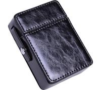 Ymxygz Leather Cigarette Case with Lighter Holder Cigarette Storage Case Retro Cigarette Organizer for Men Women Travel Daily