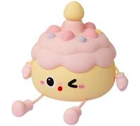 Ymxygz Night Light for Kids, Cute Birthday Cake Lamp, Led Nursery Nightlight, Soft Silicone Novelty Bedside Lamp, Adorable Room Decor