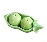 Ymxygz two Peas in a Pot Ceramic Salt and Pepper Shakers Wedding Party Bag Fillers Gift Set