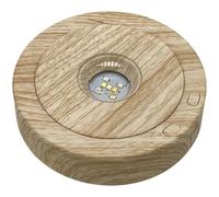 Ymxygz Wooden Crystal Ball Holder Round Led Light Base Acrylic Ball Display Stand Base Home Meditation Ornament
