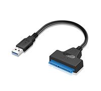 YMY USB 3.0 to SATA Adapter for 2.5" SSD HDD, 22 Pin USB 3.0 to SATA I II III Convert Cable with 50cm, 5Gbps UASP Supported