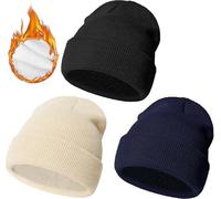 YMYDYFC Baby Beanie Hat Winter Hats Fleece Lined Toddler Warm Caps Beanie Winter Cap Kids Winter Hats Boy Girl Newborn Unisex Ski Hat Knit for Outdoor Sports Aged 0-6 Years Infant Children 6-24 Months