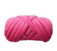 YMYGCC Chunky Yarn 1KG Velvet Thick Super Bulky Chunky Yarn Hand Knitting Woven Thread Basket Blanket Carpets Giant Yarn DIY Arm Hand-knit Blanket Knitting Yarn for Crochet(Rose Pink 1KG)