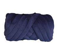 YMYGCC Chunky Yarn 1KG Velvet Thick Super Bulky Chunky Yarn Hand Knitting Woven Thread Basket Blanket Carpets Giant Yarn DIY Arm Hand-knit Blanket Knitting Yarn for Crochet(Navy 1KG)