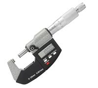 YMYGCC Outside Micrometres 0-25mm Digital Outside Micrometer Electronic Micrometer Caliper Gauge 0.001mm Digital Gauge Measuring Tools 98 (Color : With scale)