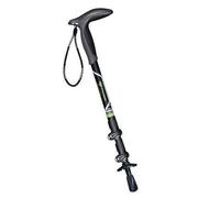 YMYGCC Trekking Poles Pioneer Carbon Fiber Compact Trekking Pole Quick Flip Lock Ultralight Collapsible Travel Hiking Walking Stick (Color : Green)