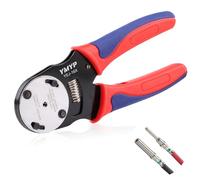 YMYP Deutsch Closed Barrel Crimper 4 Way Indent,8 Impression Type for Deutsch Solid Contacts Gage 1.16-2.08mm² (18-14 AWG)