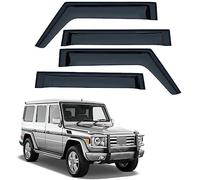YMYQF 4Pcs Wind Deflectors Set for Mercedes Benz G-Class G-Class W463 W461 2004-2018, Rooftop Wind Deflectors Side Visors Weathershields Stick-On Decorative