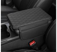 YMYQF Car Armrest Cushion for Audi RS 3 8VA RS 3 8Y 3 Sportback e-tron GT Q3 Q6, Car Centre Console Pad Scratch Protection Waterproof Armrest Cushion Interior Accessories,Black