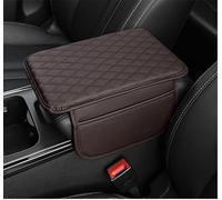 YMYQF Car Armrest Cushion for Audi RS 3 8VA RS 3 8Y 3 Sportback e-tron GT Q3 Q6, Car Centre Console Pad Scratch Protection Waterproof Armrest Cushion Interior Accessories,Brown