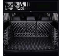 YMYQF Car Boot Liner Mat for Audi Q4 e-tron 2022 2023 2024 2025(upper level), Leather Boot Mat Full Coverage Protector Pad Cargo Storage Tray Protector Liner Carpets,All Black