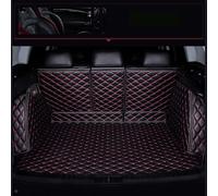 YMYQF Car Boot Liner Mat for Audi Q4 e-tron 2022 2023 2024 2025(upper level), Leather Boot Mat Full Coverage Protector Pad Cargo Storage Tray Protector Liner Carpets,Black+red