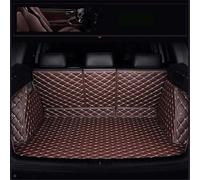 YMYQF Car Boot Liner Mat for Audi Q4 e-tron 2022 2023 2024 2025(upper level), Leather Boot Mat Full Coverage Protector Pad Cargo Storage Tray Protector Liner Carpets,Coffee