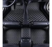YMYQF Car Floor Mats for Nissan X-Trail III (T33) 2022 2023 2024 2025 5-Seat, Leather Full Coverage Foot Pads Carpets Protection Anti-Slip Waterproof All Weather Car Floor Liner,Black-beige