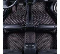 YMYQF Car Floor Mats for Nissan X-Trail III (T33) 2022 2023 2024 2025 5-Seat, Leather Full Coverage Foot Pads Carpets Protection Anti-Slip Waterproof All Weather Car Floor Liner,Black-red