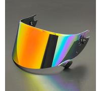 YMYQF Motorcycle Helmet Visor for Shark Race R Pro GP, UV Anti-Fog Motorcycle Helmet Visor Lens Windproof Motorbike Helmet Face Shield,normal-A Gradient Red