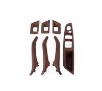 YMYYQW Car Inside Door Handles Left Right Side Driver Cars Interior Leather Door Handles 7PCS Full Set for 5 Series F10 F11 51417225866