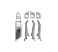 YMYYQW Car Inside Door Handles Left Right Side Driver Cars Interior Leather Door Handles 7PCS Full Set for 5 Series F10 F11 51417225866
