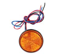 YMYYQW Motorbike Rear Light 12V Auto Motorcycle Round Tail Lights/Turn Singal Light/ATV LED Reflectors/Truck Sider Lights 24SMD Accessories