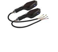 YMYYQW turn signal lights 2 Pcs Universal Turn Signal Lamp Motorbikes Colour Projection Lamp, Sequential Flow Flash Arrow Indicator Running Light