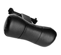 YMZ Car Headrest Neck Pillow PU Leather Seat Car Pillow Rest Memory Foam Headrest