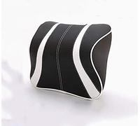 YMZ Car Seat Head Pillow Memory Foam Neck Pillow Car Interior Pillow Car Neck Memory Pillow (Black White)