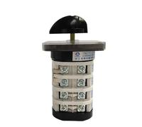 YMZ12-32/4 selector Starter Star/Delta Electrical Conversion Rotary cam Switch 32A 4-Pole 3-Position Silver Contacts