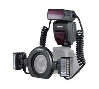 YN24EX E-TTL Macro Flash Speedlite 5600K with 2pcs Flash Heads and 4pcs Adapter Rings for Canon EOS 1Dx 5D3 6D 7D 70D 80D Cameras