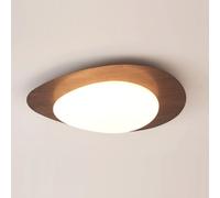 YNAHZAOK Creativity LED Minimalist Design Ceiling Lights Italian Close to Ceiling Light Fixture with Wood Grain Decorative Modern Lighting Solutions 3000k/4000K/6500k for Dining Rooms