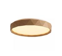YNAHZAOK Daily Furniture Simple Wood Grain LED Ceiling Light Energy-Saving Lamps for Interior Decoration Lights Minimalist Round Metal Lighting 3000k/4000K/6500k for Kitchen Island Dining