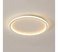 YNAHZAOK Kitchen Island LED Ceiling Lighting Ultra-Thin Round Room Close to Ceiling Light Fixtures Three-Color Dimming Minimalist Close to Ceiling Lights Fixture for Bedroom Kitchen Island