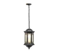 YNAHZAOK LED Lighting Fixture, Outdoor Waterproof Corridor Chandelier, Chinese Retro Balcony Pavilion Hanging Lamp, Garden Villa Ceiling Lighting Fixture, For Landscape Courtyard, Garden, Farmhouse