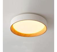 YNAHZAOK LED Ultra Bright Ceiling Lamp Southeast Asia Ceiling Decorative Lighting Fixtures Close to Ceiling Light Fixture with Wood Grain 3000k/4000K/6500k for Dining Room Kitchen IslandLobby
