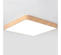 YNAHZAOK Smart Ceiling Lamp, LED Ceiling Lamps, Flat Modern Square Flush Mount Light Fixture, 3000K/4500K/6000K Three-tone Lighting, Works With Alexa, For Bedroom, Living Room, Kitchen Island, 1 Pack