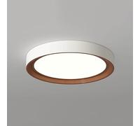 YNAHZAOK Southeast Asia LED Energy-Saving Ceiling Lights Ultra-Thin Round Room Close to Ceiling Light Fixtures Minimalist Close to Ceiling Light Fixture with Wood Grain 3000k/4000K/6500k for Dining