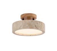 YNAHZAOK Yellow Travertine Body LED Ceiling Lights Southeast Asia Flush Mount Ceiling Light Fixture Three-Tone Lighting Ceiling Decorative Lighting Fixtures for Dining Rooms, Bedrooms
