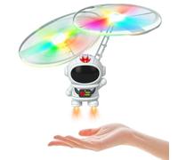 Ynanimery Flying Ball Drone Toy for Kids 6-12 with LED Light Motion Activated Hand Control Flying Robot Toy, Indoor & Outdoor Game Birthday Gift (Astronaut）