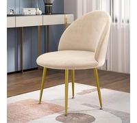 YNBSHGAA Duckbill Chair Covers Set Of 6 High Elasticity Velvet Dining Chair Slipcovers Round Bottom Low Back Small Size Green Color Protect & Decorate Your Chairs,Beige Grigio-2 pack