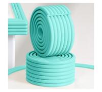 YNBSHGAA Foam edge protectors, W-Shaped Children's Anti-Collision Strips, Self-Adhesive Cuttable Margin Of Corner Protector Cushion Pad For Chair, Furniture, Cabinets,Light Green-5m/16.4ft