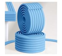 YNBSHGAA Foam edge protectors, W-Shaped Children's Anti-Collision Strips, Self-Adhesive Cuttable Margin Of Corner Protector Cushion Pad For Chair, Furniture, Cabinets,Blue-5m/16.4ft