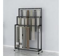 YNBSHGAA Heavy Duty Fabric Roll Storage Rack with 360 Swivel Caster Wheels, for Boutique Display, Commercial,Black-120cm/47.2in